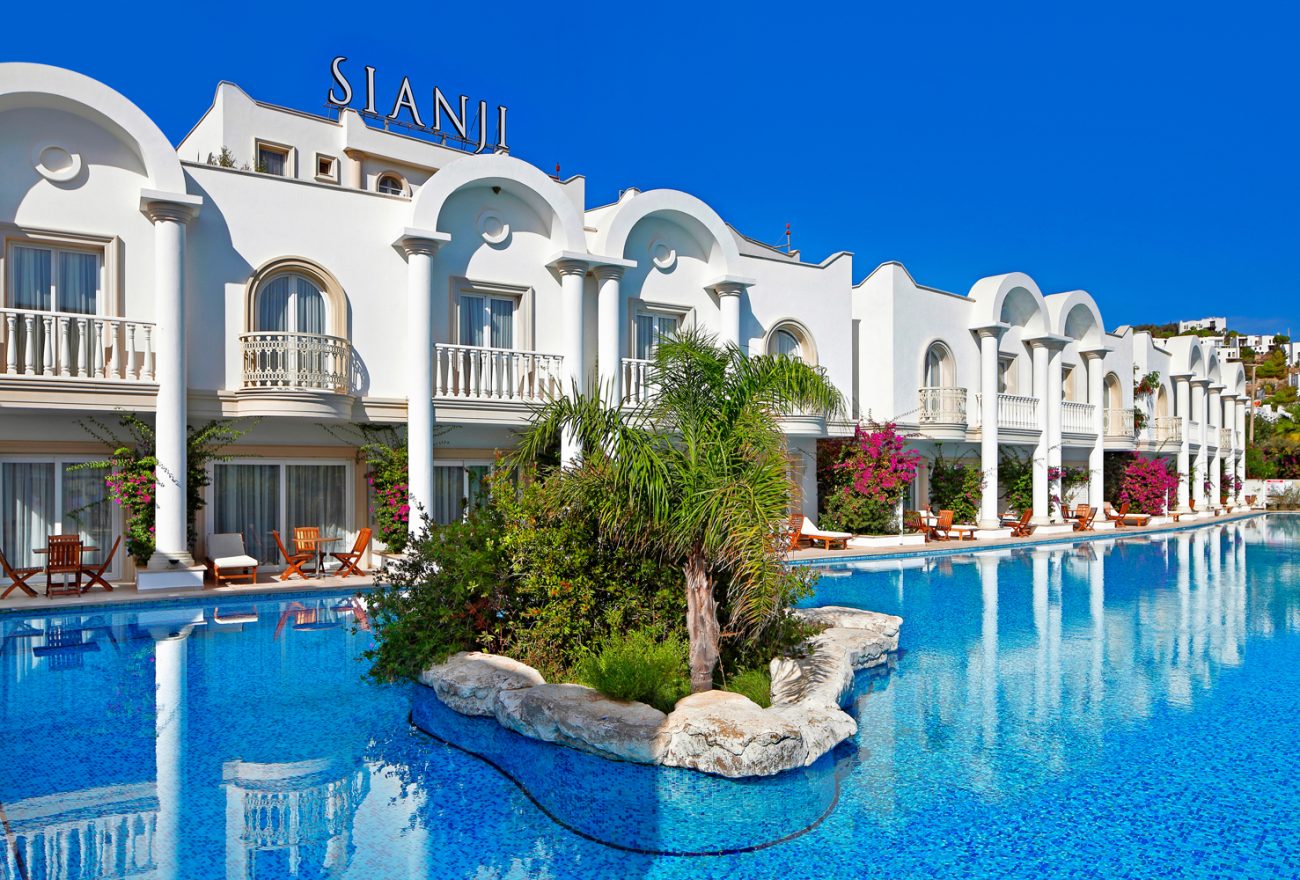 sianji resort turkey villa pool view
