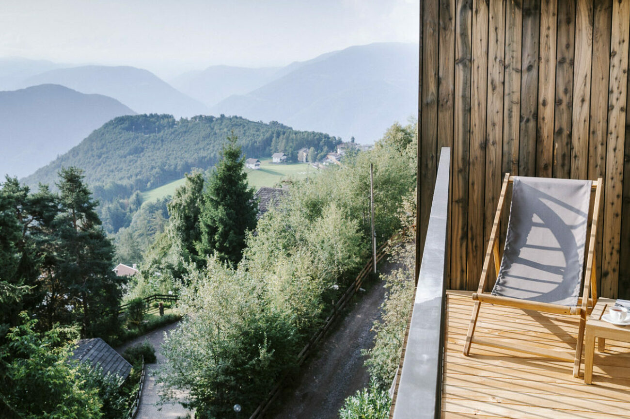private-terrace-balcony-forest-view-nature-eco-hotel-saltus-south-tyrol-italy